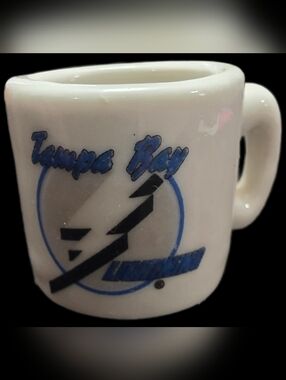 NHL Tampa Bay White and Blue Ceramic Mug